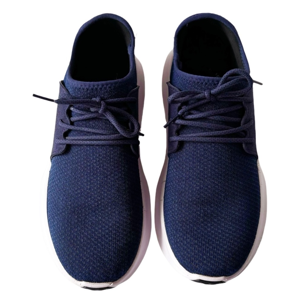 Vessi Blue and White Sneakers Lightweight and Comfortable